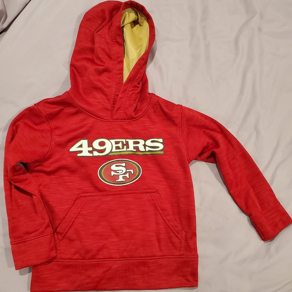 Kids 49ers hoodie size 4/5